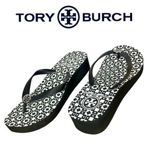 Tory Burch Geometric Platform Flip Flop Sandals